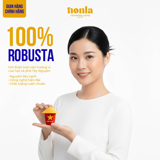 Cafe Vị Sầu Riêng- Hộp Nonla 6 Viên